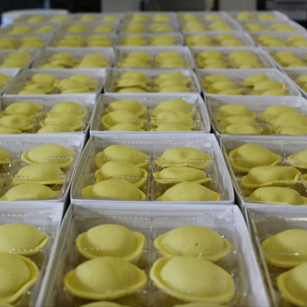 Packaged ravioli